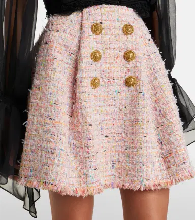 Balmain Tweed miniskirt | Thumbnail 4 Balmain Tweed miniskirt | Thumbnail 4