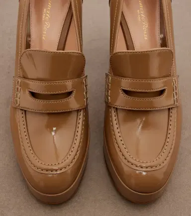 Gianvito Rossi Jenna leather loafer pumps | Thumbnail 3 Gianvito Rossi Jenna leather loafer pumps | Thumbnail 3