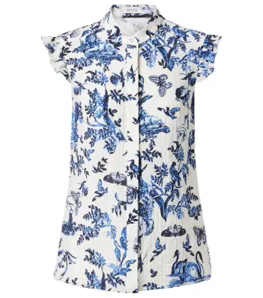 Erdem Floral jacquard top | Thumbnail 1 Erdem Floral jacquard top | Thumbnail 1
