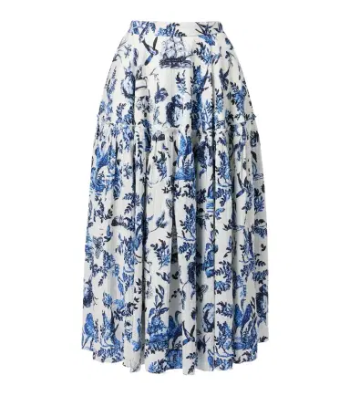 Erdem Floral jacquard midi skirt | Thumbnail 1 Erdem Floral jacquard midi skirt | Thumbnail 1