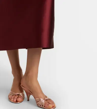 Erdem Floral-appliqué satin slip skirt | Thumbnail 4 Erdem Floral-appliqué satin slip skirt | Thumbnail 4