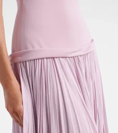 Marmar Halim Ana crêpe and chiffon gown | Thumbnail 3 Marmar Halim Ana crêpe and chiffon gown | Thumbnail 3