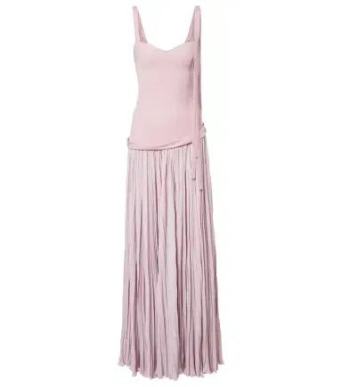 Marmar Halim Ana crêpe and chiffon gown | Thumbnail 1 Marmar Halim Ana crêpe and chiffon gown | Thumbnail 1