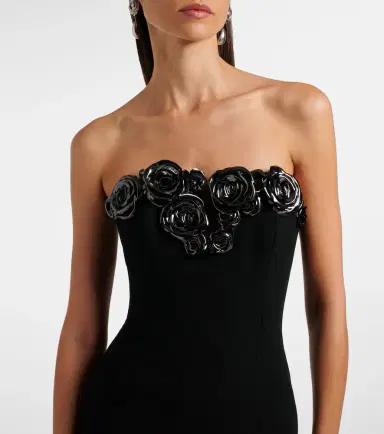 Rachel Gilbert Mirage floral-appliqué bustier gown | Thumbnail 4 Rachel Gilbert Mirage floral-appliqué bustier gown | Thumbnail 4