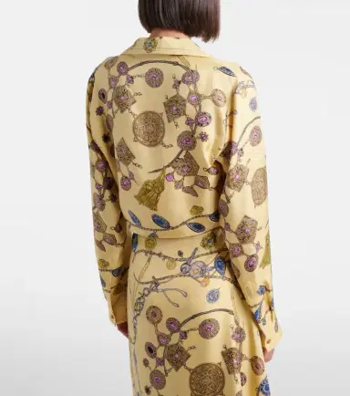 Versace Printed silk twill shirt | Thumbnail 2 Versace Printed silk twill shirt | Thumbnail 2
