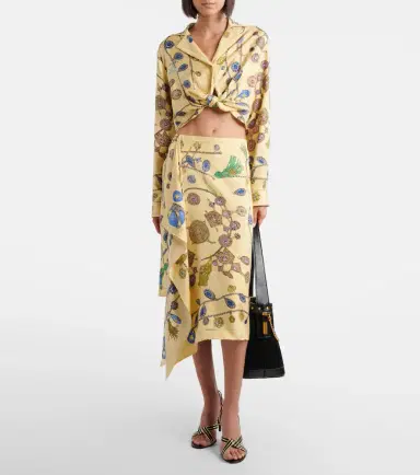 Versace Printed silk twill shirt | Thumbnail 4 Versace Printed silk twill shirt | Thumbnail 4