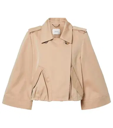 Dorothee Schumacher Luxury Layer cropped cotton-blend jacket | Thumbnail 1 Dorothee Schumacher Luxury Layer cropped cotton-blend jacket | Thumbnail 1