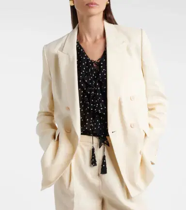 Dorothee Schumacher Casual Sophistication linen and cotton blazer | Thumbnail 4 Dorothee Schumacher Casual Sophistication linen and cotton blazer | Thumbnail 4