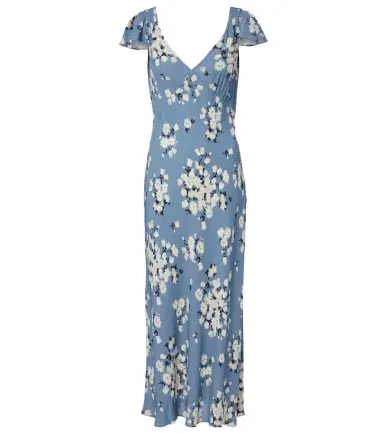 Rixo Cathy floral crêpe midi dress | Thumbnail 1 Rixo Cathy floral crêpe midi dress | Thumbnail 1