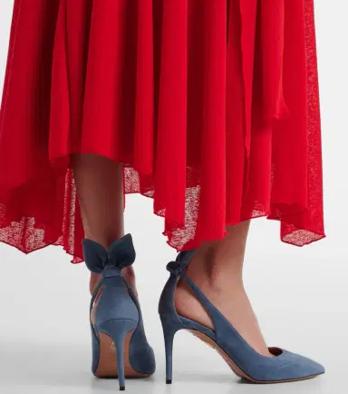 Aquazzura Bow Tie suede pumps | Thumbnail 6 Aquazzura Bow Tie suede pumps | Thumbnail 6