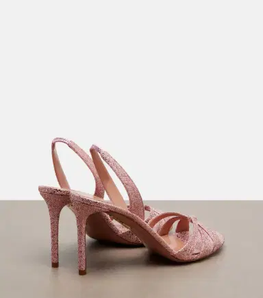 Aquazzura Tati canvas slingback sandals | Thumbnail 4 Aquazzura Tati canvas slingback sandals | Thumbnail 4