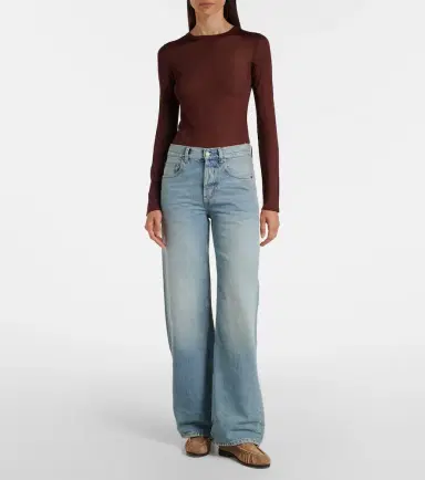 Saint Laurent Neo '90s wide-leg jeans | Thumbnail 7 Saint Laurent Neo '90s wide-leg jeans | Thumbnail 7