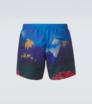 Commas Printed swim trunks | Thumbnail 2 Commas Printed swim trunks | Thumbnail 2