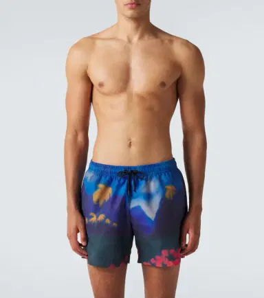 Commas Printed swim trunks | Thumbnail 3 Commas Printed swim trunks | Thumbnail 3