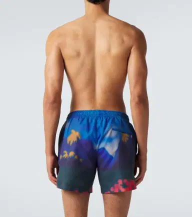 Commas Printed swim trunks | Thumbnail 5 Commas Printed swim trunks | Thumbnail 5