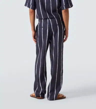 Commas Striped linen wide-leg pants | Thumbnail 5 Commas Striped linen wide-leg pants | Thumbnail 5