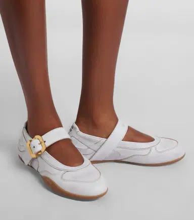 Miu Miu Gymnasium leather ballet flats | Thumbnail 6 Miu Miu Gymnasium leather ballet flats | Thumbnail 6