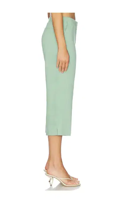 Theory Capri Linen Viscose Pants | Thumbnail 3 Theory Capri Linen Viscose Pants | Thumbnail 3