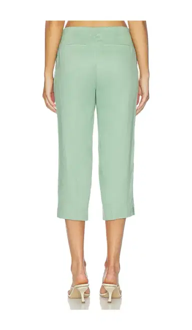 Theory Capri Linen Viscose Pants | Thumbnail 4 Theory Capri Linen Viscose Pants | Thumbnail 4