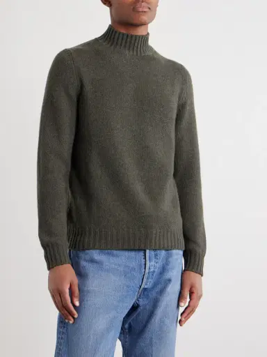 FEDELI Onda Wool and Cashmere-Blend Sweater - Men | Thumbnail 3 FEDELI Onda Wool and Cashmere-Blend Sweater - Men | Thumbnail 3
