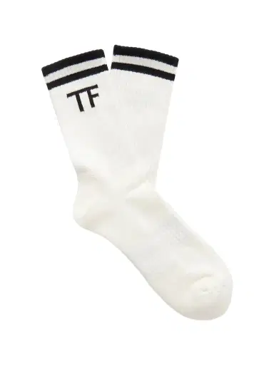 Tom Ford Ribbed Cotton-Blend Socks - Men | Thumbnail 1 Tom Ford Ribbed Cotton-Blend Socks - Men | Thumbnail 1