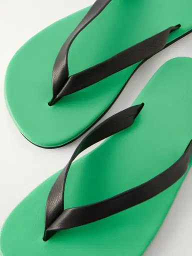 Auralee Leather Flip-Flops - Men | Thumbnail 4 Auralee Leather Flip-Flops - Men | Thumbnail 4
