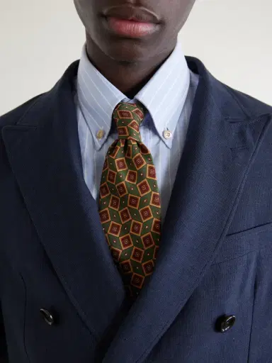 Oliver Spencer Double-Breasted Linen, Virgin Wool and Cotton-Blend Suit Jacket - Men | Thumbnail 6 Oliver Spencer Double-Breasted Linen, Virgin Wool and Cotton-Blend Suit Jacket - Men | Thumbnail 6