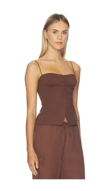 Onia Air Linen Underwire Corset Top | Thumbnail 2 Onia Air Linen Underwire Corset Top | Thumbnail 2