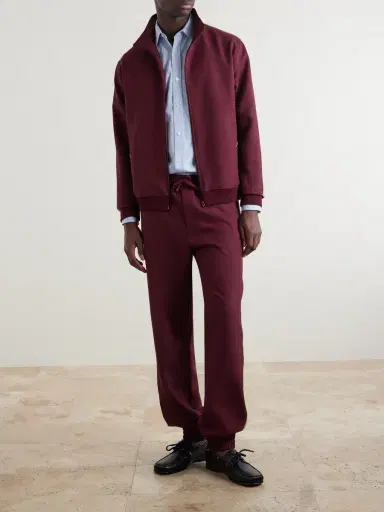 Valentino Garavani VGold Striped Drill Sweatpants - Men | Thumbnail 2 Valentino Garavani VGold Striped Drill Sweatpants - Men | Thumbnail 2