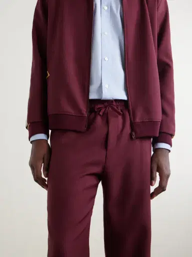 Valentino Garavani VGold Striped Drill Sweatpants - Men | Thumbnail 5 Valentino Garavani VGold Striped Drill Sweatpants - Men | Thumbnail 5