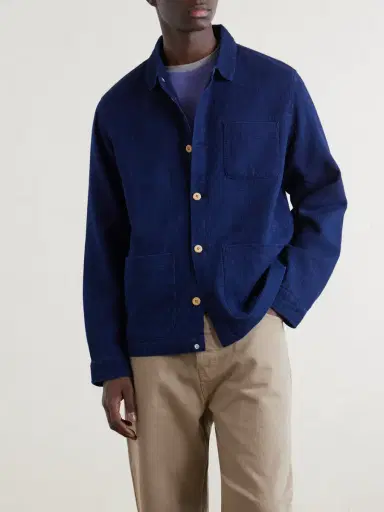 Folk Assembly Checked Cotton Jacket - Men | Thumbnail 3 Folk Assembly Checked Cotton Jacket - Men | Thumbnail 3