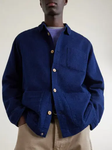 Folk Assembly Checked Cotton Jacket - Men | Thumbnail 5 Folk Assembly Checked Cotton Jacket - Men | Thumbnail 5
