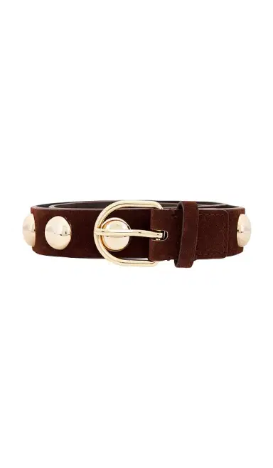Loeffler Randall Issa Suede Champagne Hardware Belt | Thumbnail 3 Loeffler Randall Issa Suede Champagne Hardware Belt | Thumbnail 3