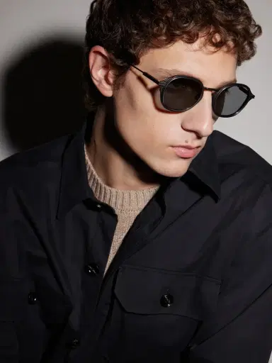 Zegna Round-Frame Titanium Sunglasses - Men | Thumbnail 2 Zegna Round-Frame Titanium Sunglasses - Men | Thumbnail 2
