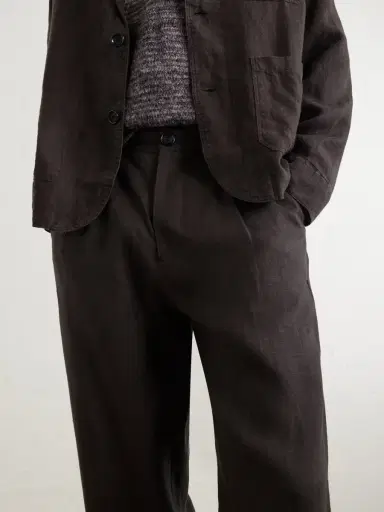 Oliver Spencer Coney Straight-Leg Pleated Linen Suit Trousers - Men | Thumbnail 5 Oliver Spencer Coney Straight-Leg Pleated Linen Suit Trousers - Men | Thumbnail 5