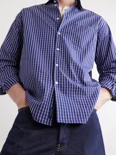 Noah Oversized Checked Cotton-Poplin Shirt - Men | Thumbnail 5 Noah Oversized Checked Cotton-Poplin Shirt - Men | Thumbnail 5