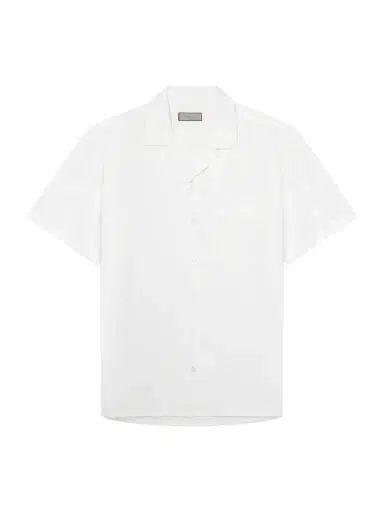 Canali Camp-Collar Cotton and Linen-Blend Shirt - Men | Thumbnail 1 Canali Camp-Collar Cotton and Linen-Blend Shirt - Men | Thumbnail 1