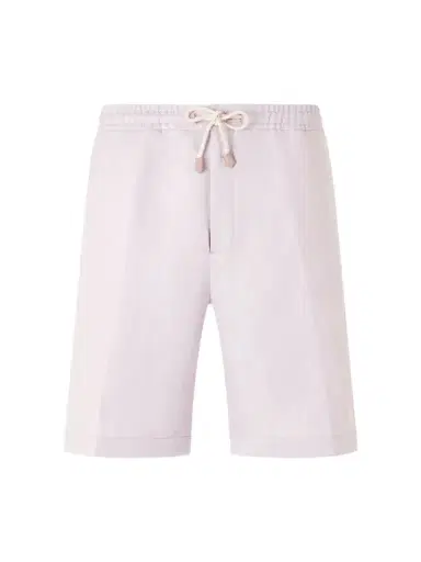 Canali Straight-Leg Linen And Silk-Blend Bermuda Shorts - Men | Thumbnail 1 Canali Straight-Leg Linen And Silk-Blend Bermuda Shorts - Men | Thumbnail 1