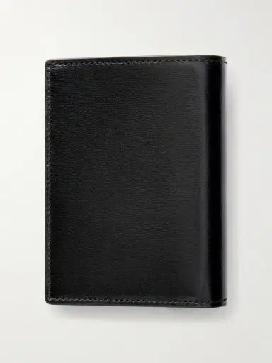 Saint Laurent Tiny Cassandre Logo-Appliquéd Leather Bifold Wallet - Men | Thumbnail 2 Saint Laurent Tiny Cassandre Logo-Appliquéd Leather Bifold Wallet - Men | Thumbnail 2