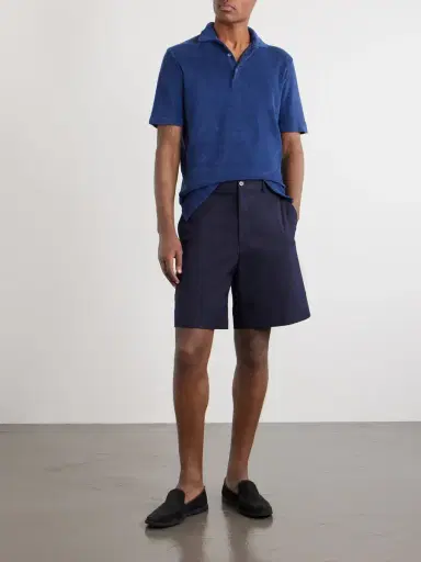FEDELI Mondial Cotton-Terry Polo Shirt - Men | Thumbnail 2 FEDELI Mondial Cotton-Terry Polo Shirt - Men | Thumbnail 2