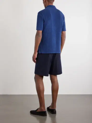 FEDELI Mondial Cotton-Terry Polo Shirt - Men | Thumbnail 4 FEDELI Mondial Cotton-Terry Polo Shirt - Men | Thumbnail 4