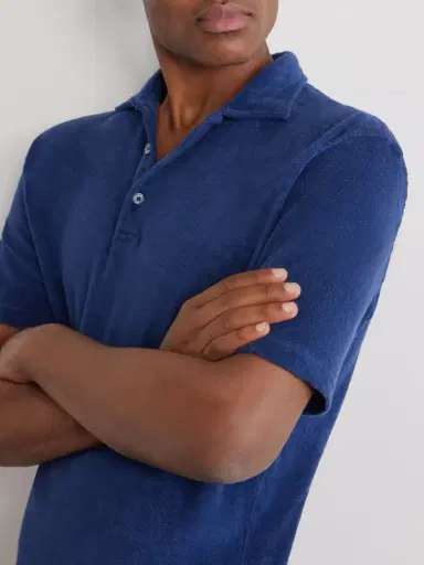 FEDELI Mondial Cotton-Terry Polo Shirt - Men | Thumbnail 5 FEDELI Mondial Cotton-Terry Polo Shirt - Men | Thumbnail 5