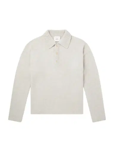 The Elder Statesman Dume Rugby Cashmere Polo Sweater - Men | Thumbnail 1 The Elder Statesman Dume Rugby Cashmere Polo Sweater - Men | Thumbnail 1