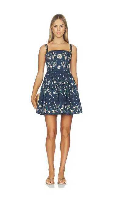Agua by Agua Bendita Lima Mini Dress | Thumbnail 1 Agua by Agua Bendita Lima Mini Dress | Thumbnail 1