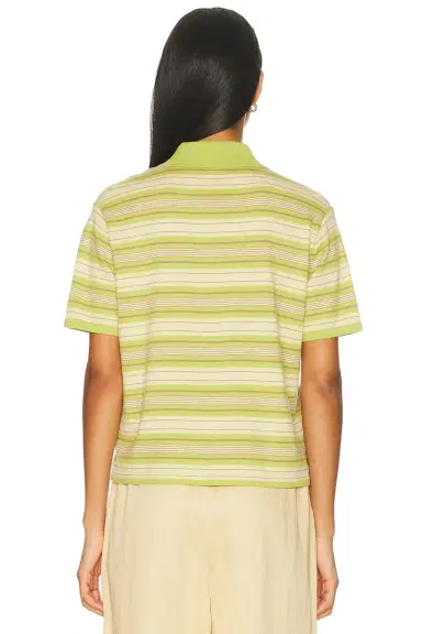 Guest In Residence Short Sleeve Stripe Rugby Top | Thumbnail 3 Guest In Residence Short Sleeve Stripe Rugby Top | Thumbnail 3