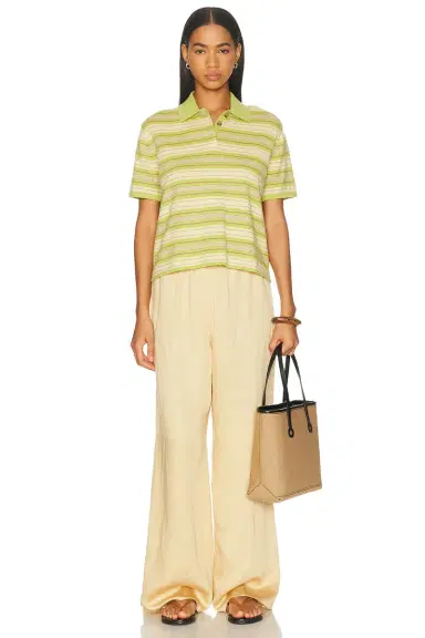 Guest In Residence Short Sleeve Stripe Rugby Top | Thumbnail 4 Guest In Residence Short Sleeve Stripe Rugby Top | Thumbnail 4