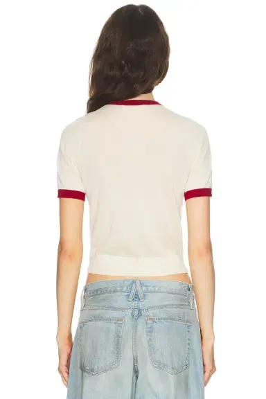 Guest In Residence Airy Ringer Tee | Thumbnail 3 Guest In Residence Airy Ringer Tee | Thumbnail 3