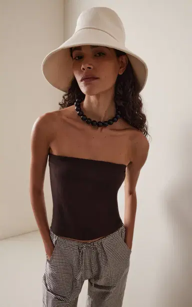 Janessa Leone Walker Cotton Bucket Hat | Thumbnail 3 Janessa Leone Walker Cotton Bucket Hat | Thumbnail 3