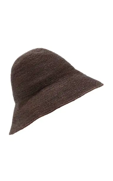Janessa Leone Teagan Raffia Straw Bucket Hat | Thumbnail 3 Janessa Leone Teagan Raffia Straw Bucket Hat | Thumbnail 3