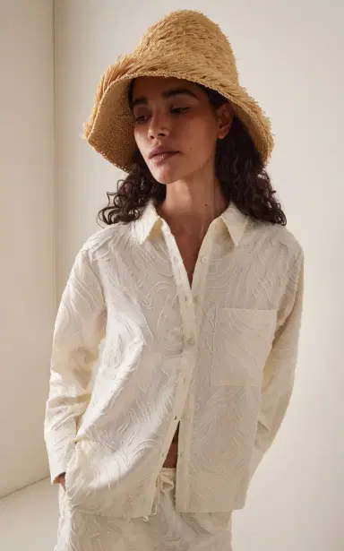 JANESSA LEONE Gabi Raffia Bucket Hat | Thumbnail 2 JANESSA LEONE Gabi Raffia Bucket Hat | Thumbnail 2